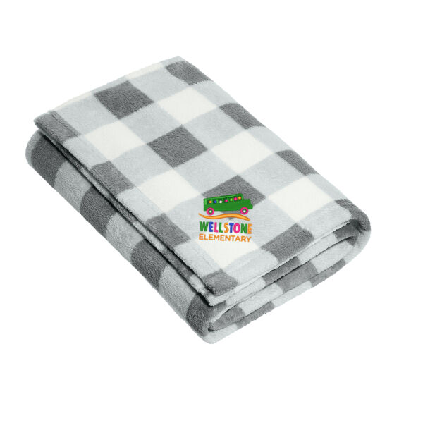 Port Authority - Small Ultra Plush Blanket - Embroidered Logo Thumbnail