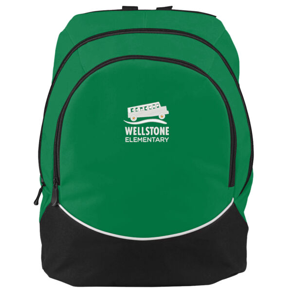 Augusta Sportswear - Large Tri-Color Backpack - Embroidered Logo Thumbnail