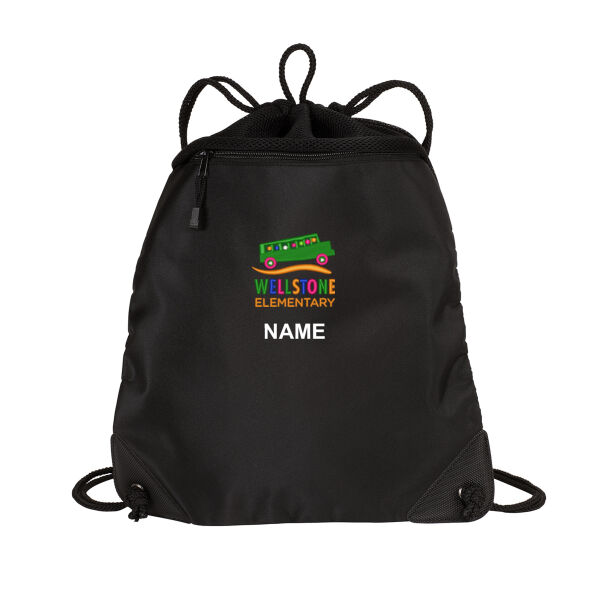 Port Authority - Cinch Pack with Mesh Trim - Embroidered Logo **Add Name for $5! ** Thumbnail