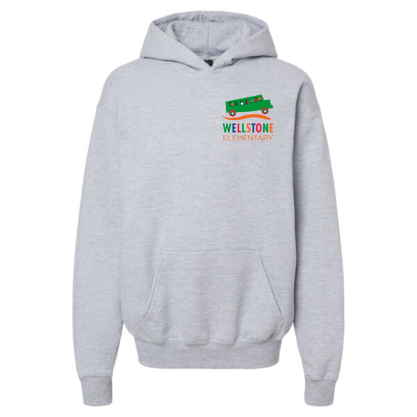 Gildan - Youth Softstyle Midweight Hooded Sweatshirt - Printed Logo Thumbnail