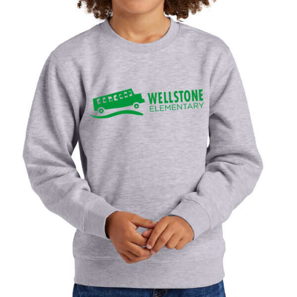 District - Youth V.I.T. Fleece Crew - Printed Logo Thumbnail