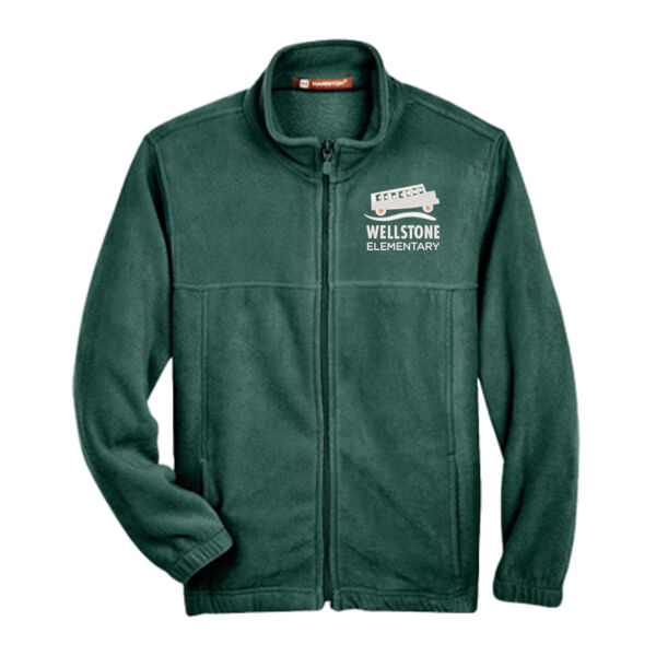Harriton - Youth Full-Zip Fleece - Embroidered Logo Thumbnail
