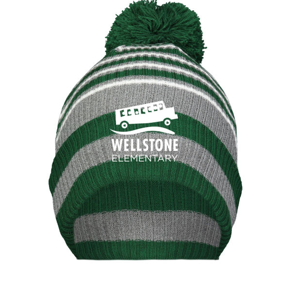 Holloway - Spirit Pom Beanie - Embroidered Logo Thumbnail