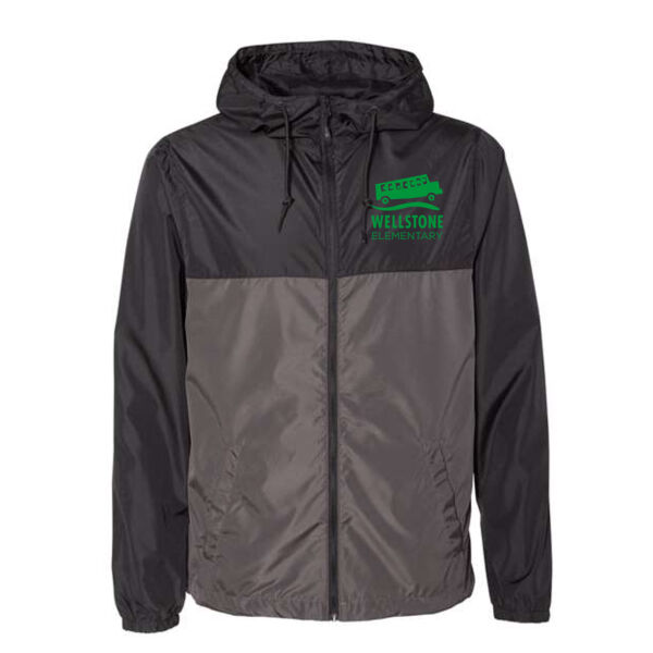 Independent Trading Co. - Men's Lightweight Windbreaker Full-Zip Jacket - Printed Logo Thumbnail