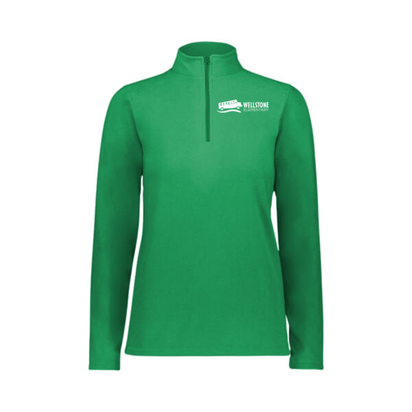 Augusta Sportswear ecoREVIVE - Ladies Micro-Lite Fleece 1/4 Zip Pullover - Embroidered Logo Thumbnail
