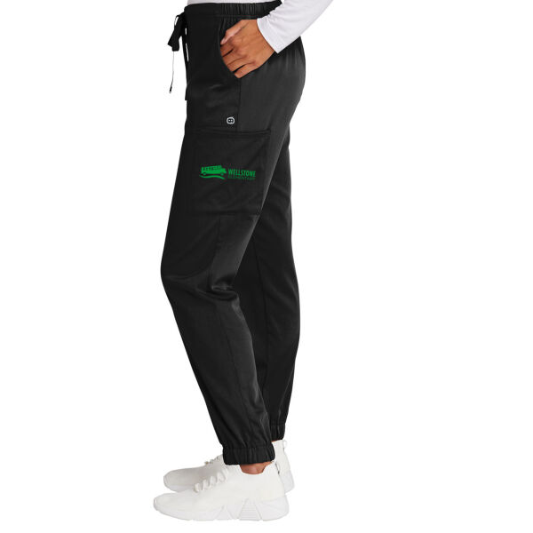Wink - Women's Premiere Flex Jogger Pant - Printed Logo Thumbnail