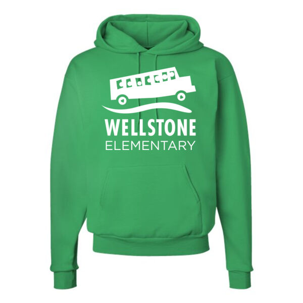 Hanes - Unisex EcoSmart Hooded Sweatshirt - Printed Logo Thumbnail