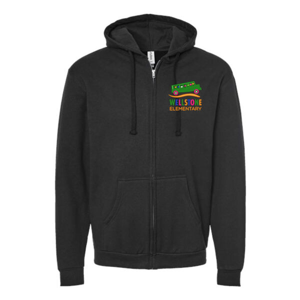 Tultex - Unisex Full-Zip Hooded Sweatshirt - Embroidered Logo Thumbnail