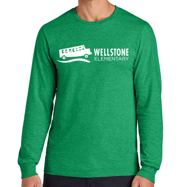 Jerzees Classics - Unisex Cotton Long Sleeve T-Shirt - Printed Logo Thumbnail