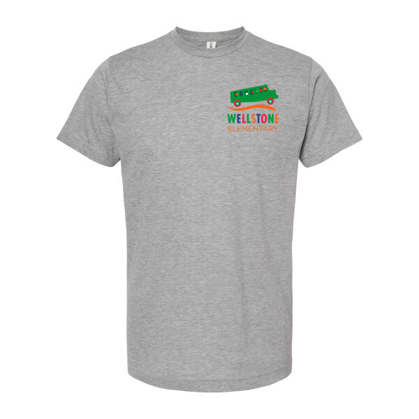 Tultex - Men's Poly-Rich T-Shirt - Printed Logos Thumbnail