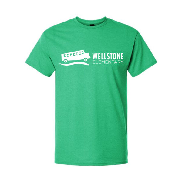 Gildan - Unisex Light Cotton T-Shirt - Printed Logo Thumbnail