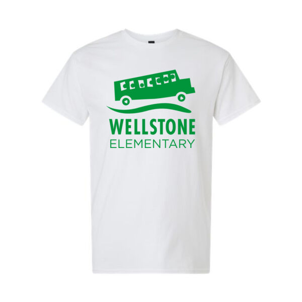 Gildan - Unisex Light Cotton T-Shirt - Printed Logo Thumbnail