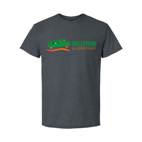 Gildan - Unisex Light Cotton T-Shirt - Printed Logo Thumbnail