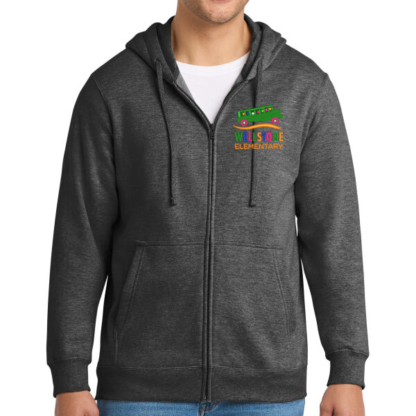 Port & Co™ Fan Favorite™ Fleece Full-Zip Hooded Sweatshirt - Embroidered Logo Thumbnail