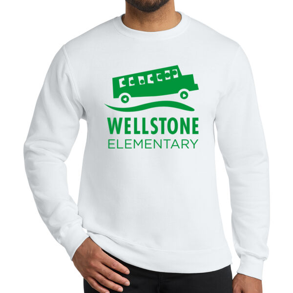 Port & Co™ Core Fleece Crewneck Sweatshirt - Printed Logo Thumbnail