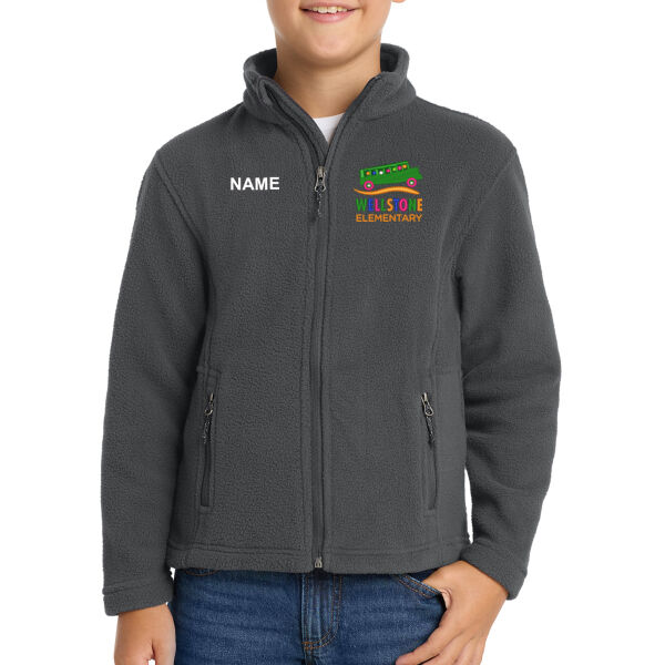 Port Authority® Youth Value Fleece Jacket - Embroidered Logo **Add Name For $5** Thumbnail