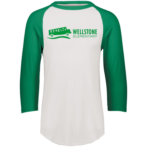 Augusta Sportswear - Youth Baseball 3/4 Sleeve Tee 2.0 - Printed Logo Thumbnail