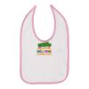 Infant Contrast Trim Premium Jersey Bib Thumbnail