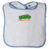 Infant Contrast Trim Terry Bib Thumbnail