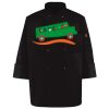 Ten Pearl Button Black Chef Coat Thumbnail