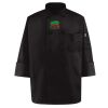 Black Knot Button Chef Coat Thumbnail